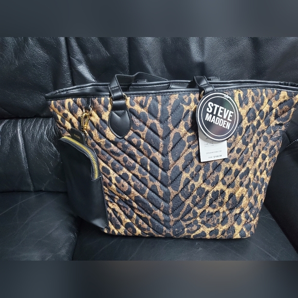 Steve Madden nylon-quilted commuter tote. NWT 3 PIECE - Picture 7 of 9